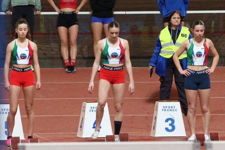 Triplé Cadette en finale du 60m haies